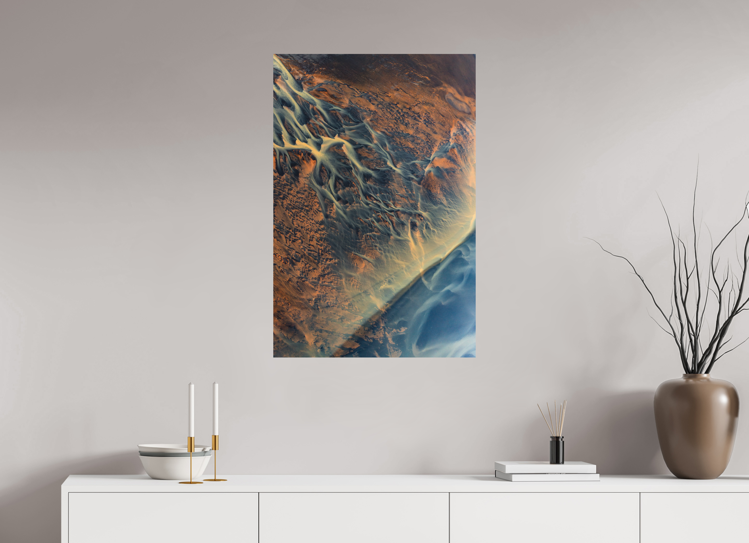 60 x 90 cm, Papier Canson Infinity Rag sans cadre Iris