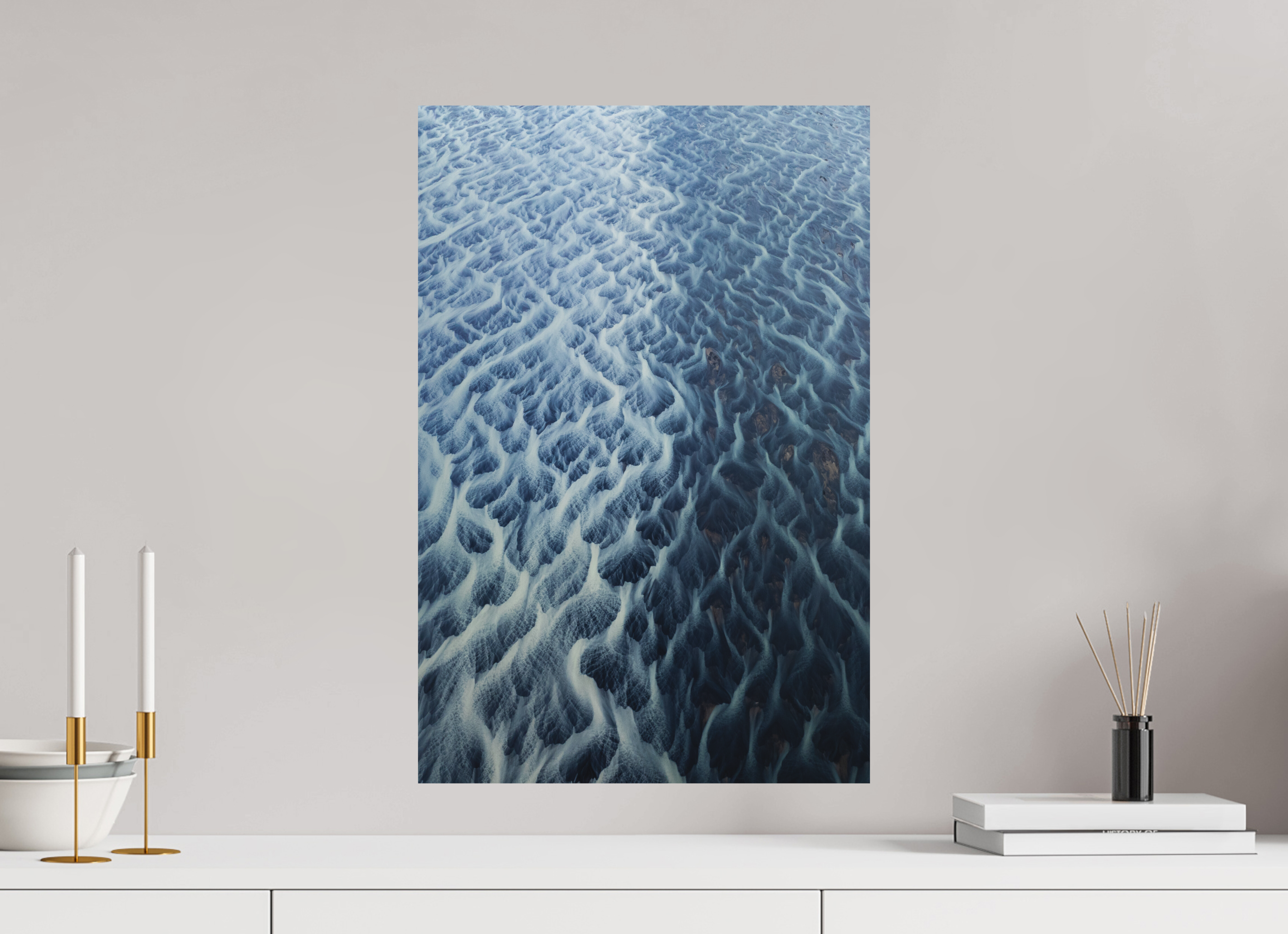 40 x 60 cm, Papier Canson Infinity Rag sans cadre Glacial streams