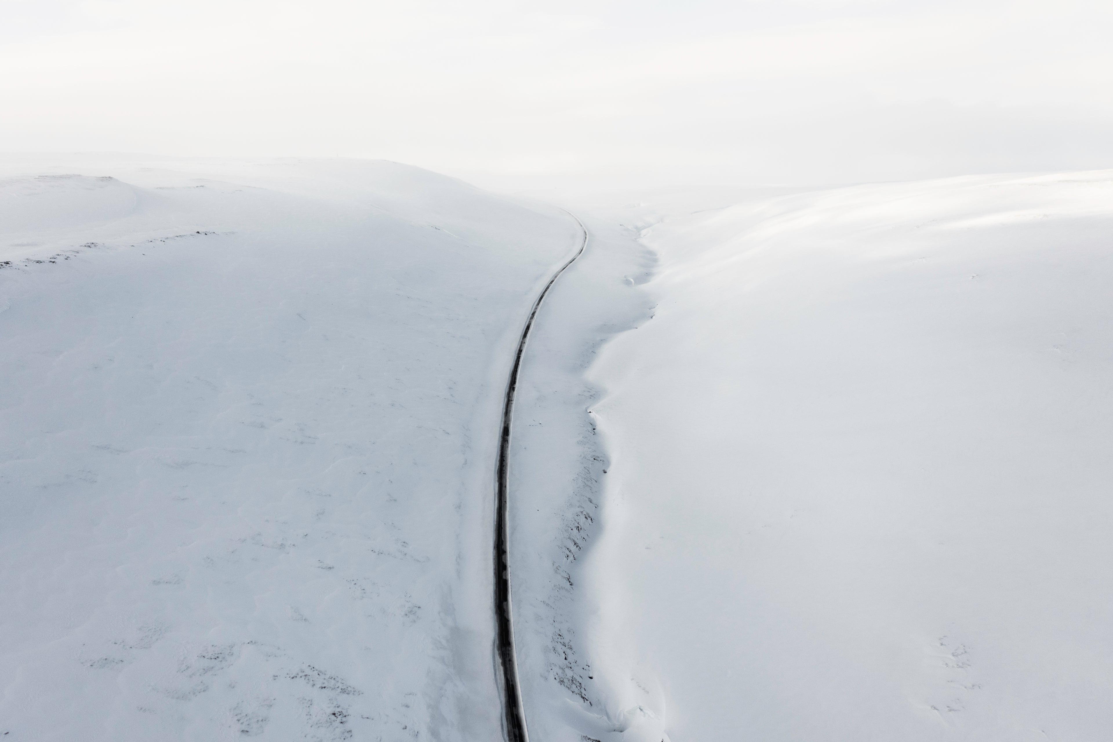 photographie drone hiver en islande par Stéphane ridard