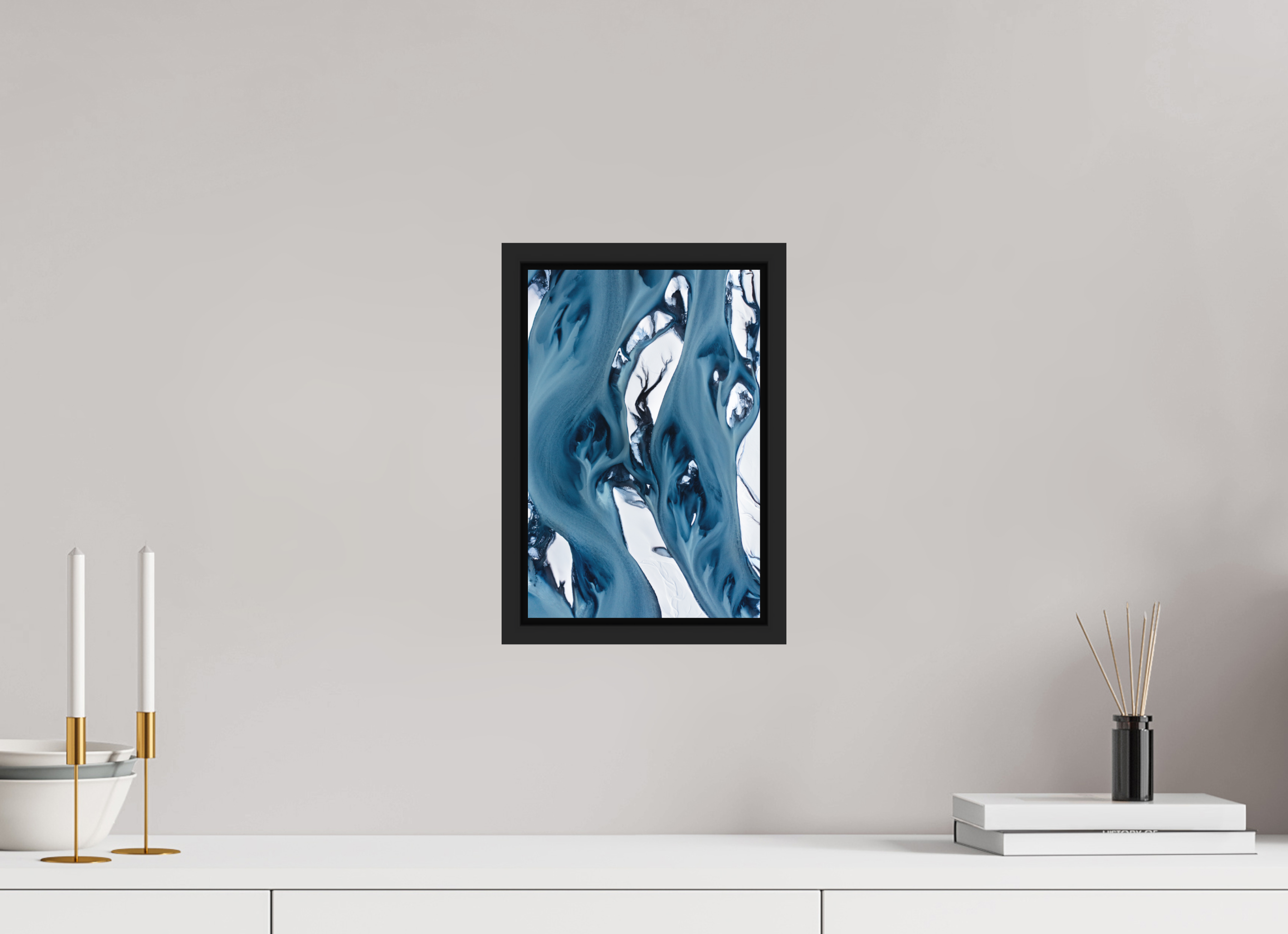 20 x 30 cm, Cadre en bois noir mat 15mm Daydream